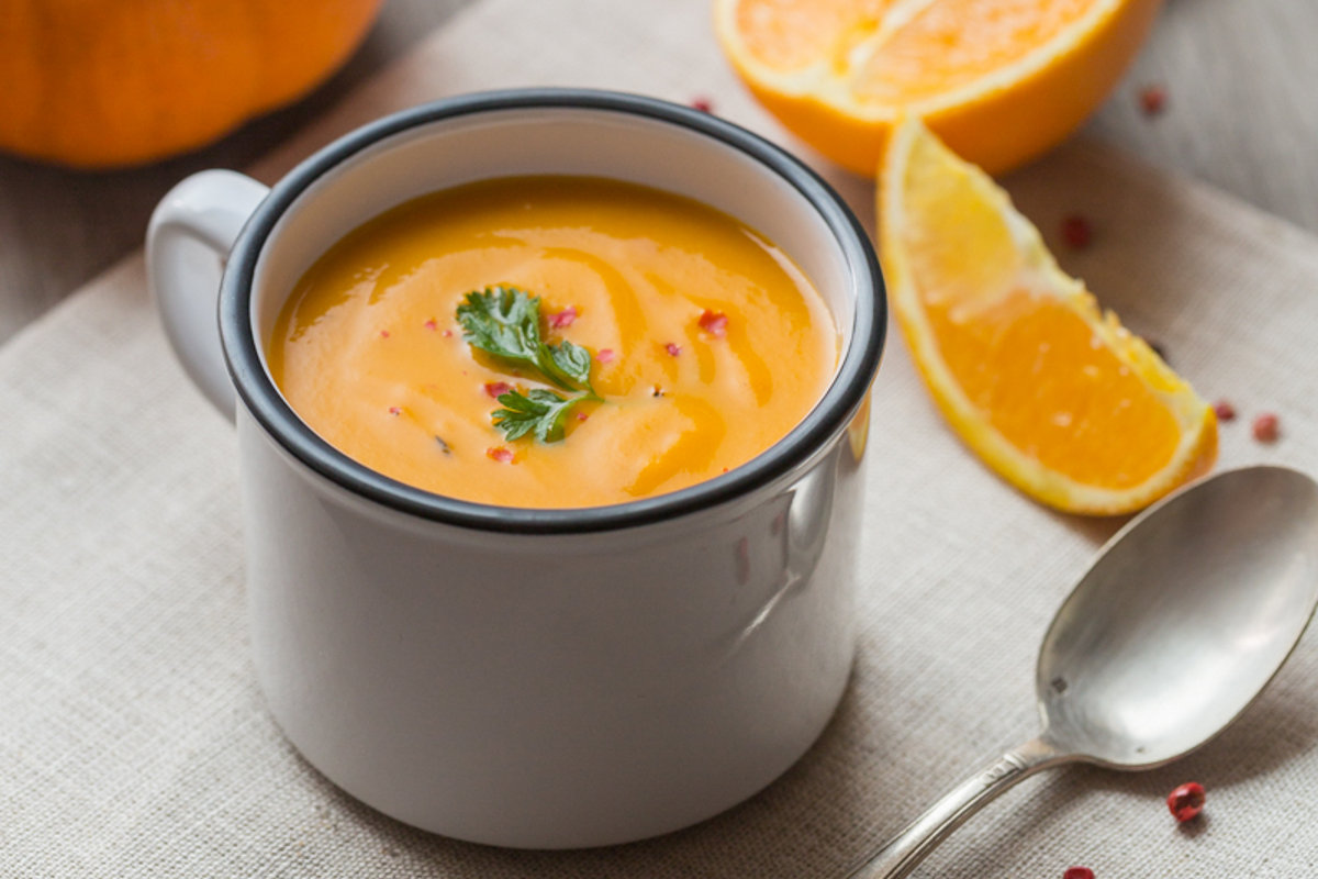 Recettes soupes hiver potiron carotte orange vitamine D - prim fruits vendome et prim fruits montoire