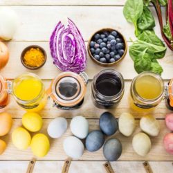 Colorer des œufs de Pâques avec des légumes